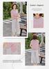 Mom's Summer Short-Sleeve Blouse: Elegant 2026 Two-Piece Set for Middle-Aged & Elderly.