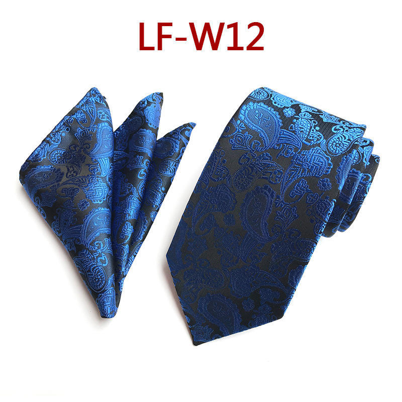 Polyester Material Fashion Suit Waist Tie Plus Pocket Towel Set