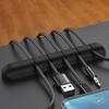 Cable Clips Holder Silicone Desktop Cable Winder Clip Organizer Cord Management3 Clips