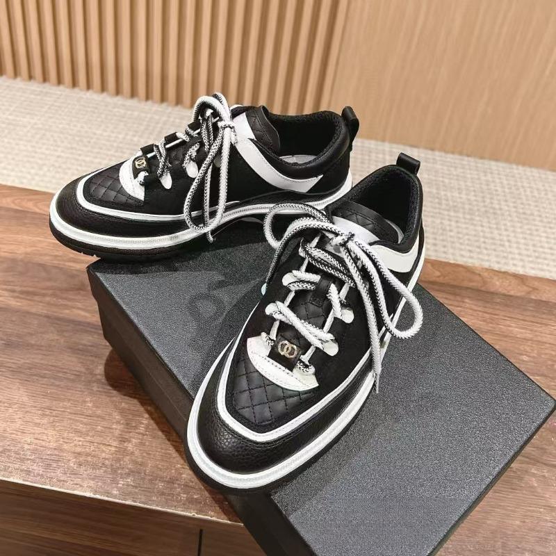 

Little white shoes early spring new black and white color matching Geling panda shoes women s fashion leather casual shoes 35 чёрный