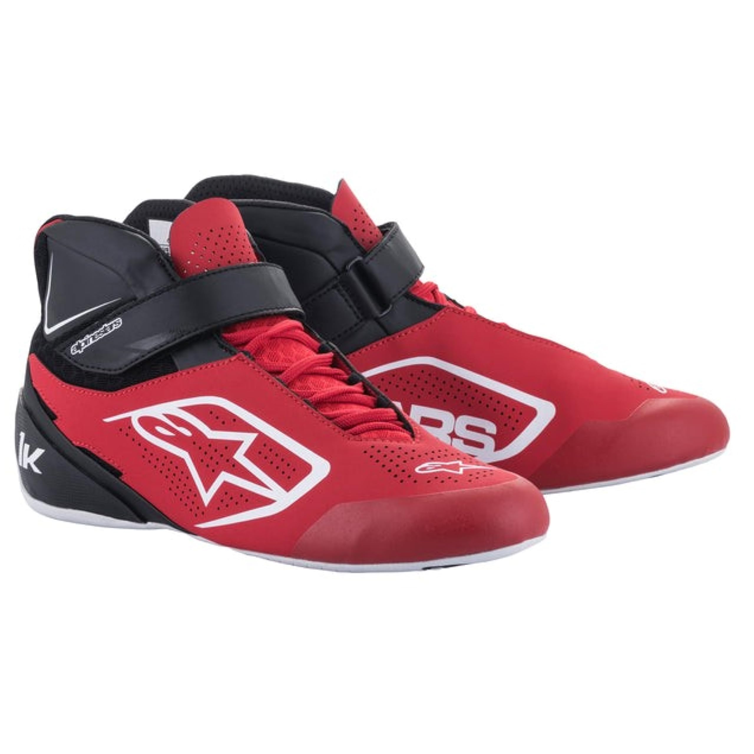 Велосипедные ботинки Alpinestars TECH-1 K V2, красно-черно-белые, размер 8.5 (Код продукта: 2712022-312-8.5)