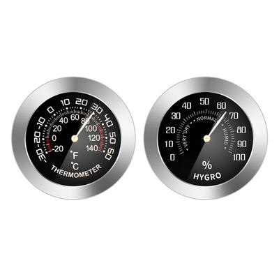 Auto Temperatur/Feuchtigkeit Detektor Meter Tester-Messgerät Zifferblatt Typ Mini Mechanische Metall Analog Thermometer / Hygrometer