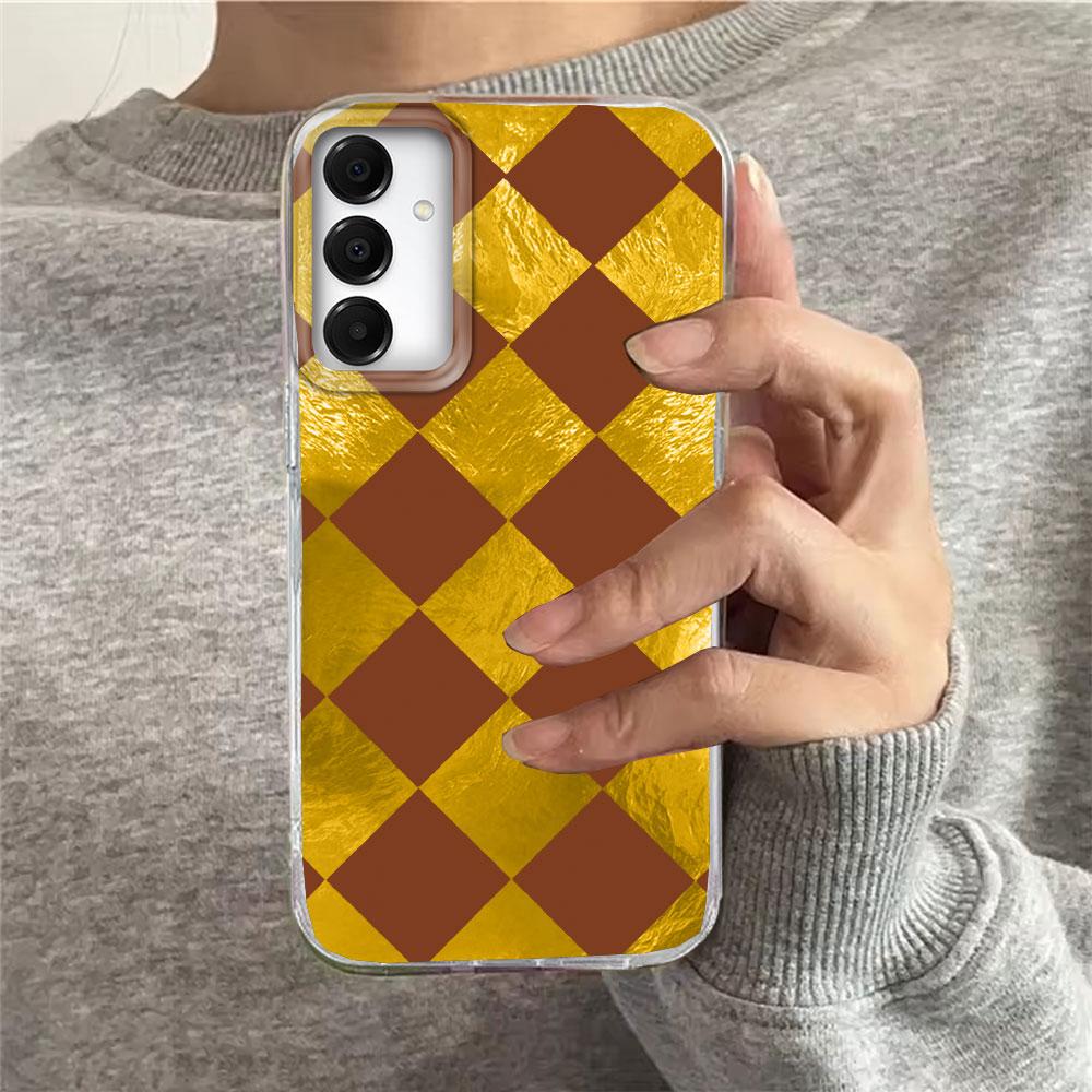 

Черный клетчатый чехол-сетка для телефона для Samsung Galaxy A16 A55 A07 A17 A56 A36 A26 A53 A06 A14 A24 A34 A54 A15 A12 A22 Samsung Galaxy A52 4G белый