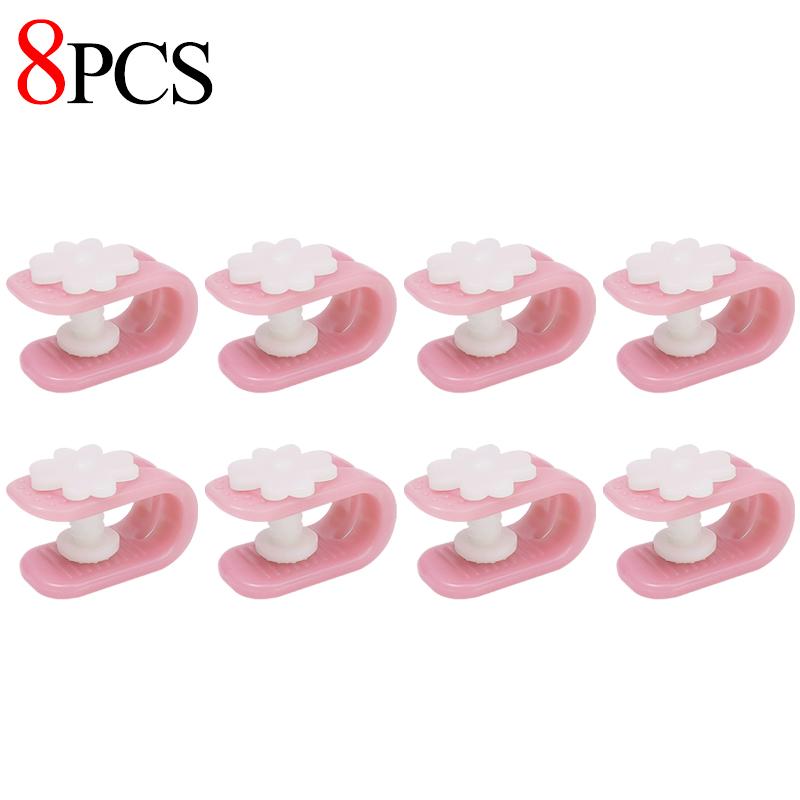 1/12pcs Bed Sheet Non-slip Clips Plastic Spiral Fastener Quilt Cover Mattress Holder Multifunction Household Towel Clothes Pegs