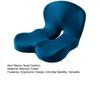 Universal Seat Cushion Anti-Slip Base Design Memory Foam Seat Cushion with Lumbar Support Ergonomic Wheelchair Cushion