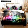 Anime Sword Art Online 3D Bedding Set Duvet Cover Pillowcase Boys Gift Home Textile Bed Linen