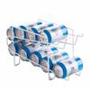 Iron Double-layer Cola Storage Rack Kitchen Soda Can Rolling Shelf Beer And Cola Sorting And Storage Rack Desktop Soda Can Rack