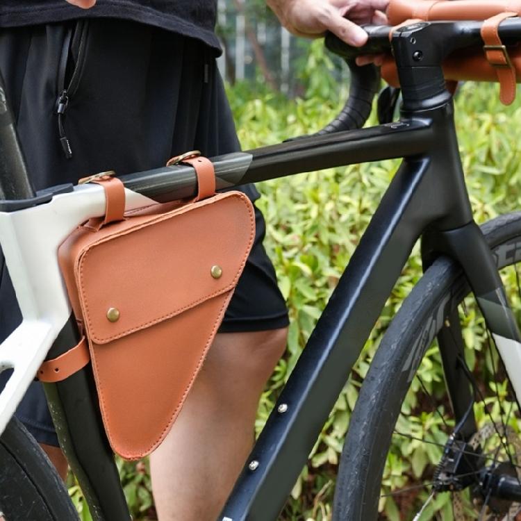 Bolsa Delantera para Bicicleta de Montaña Impermeable Bolsa para Manillar de Bicicletas de Carretera Bolsas de Cuadro Portátiles Bolsa para Ciclismo al Aire Libre Duradera