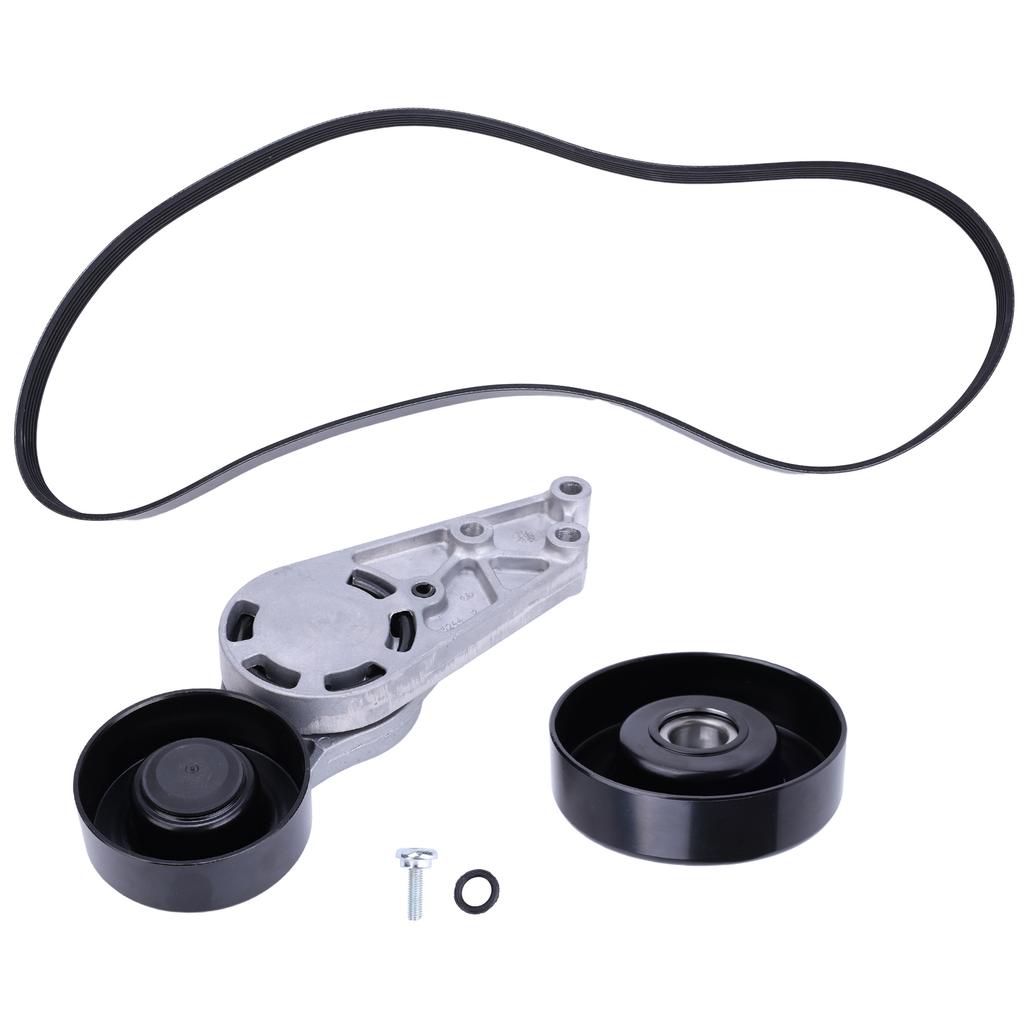 For A4 A6 Serpentine Drive Belt Tensioner Kit Replaces 06B903133 06B903137D