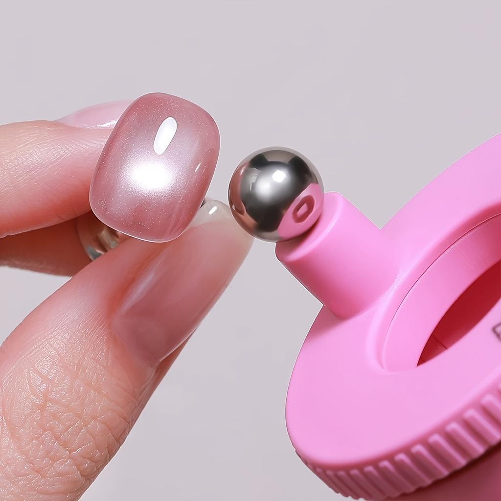Rotating Cat Eye Nail Magnet, Magnetic Ball, Multi-sided Powerful Magnet. Suitable for Nail Salon DIY and Press-on Manicure Creation