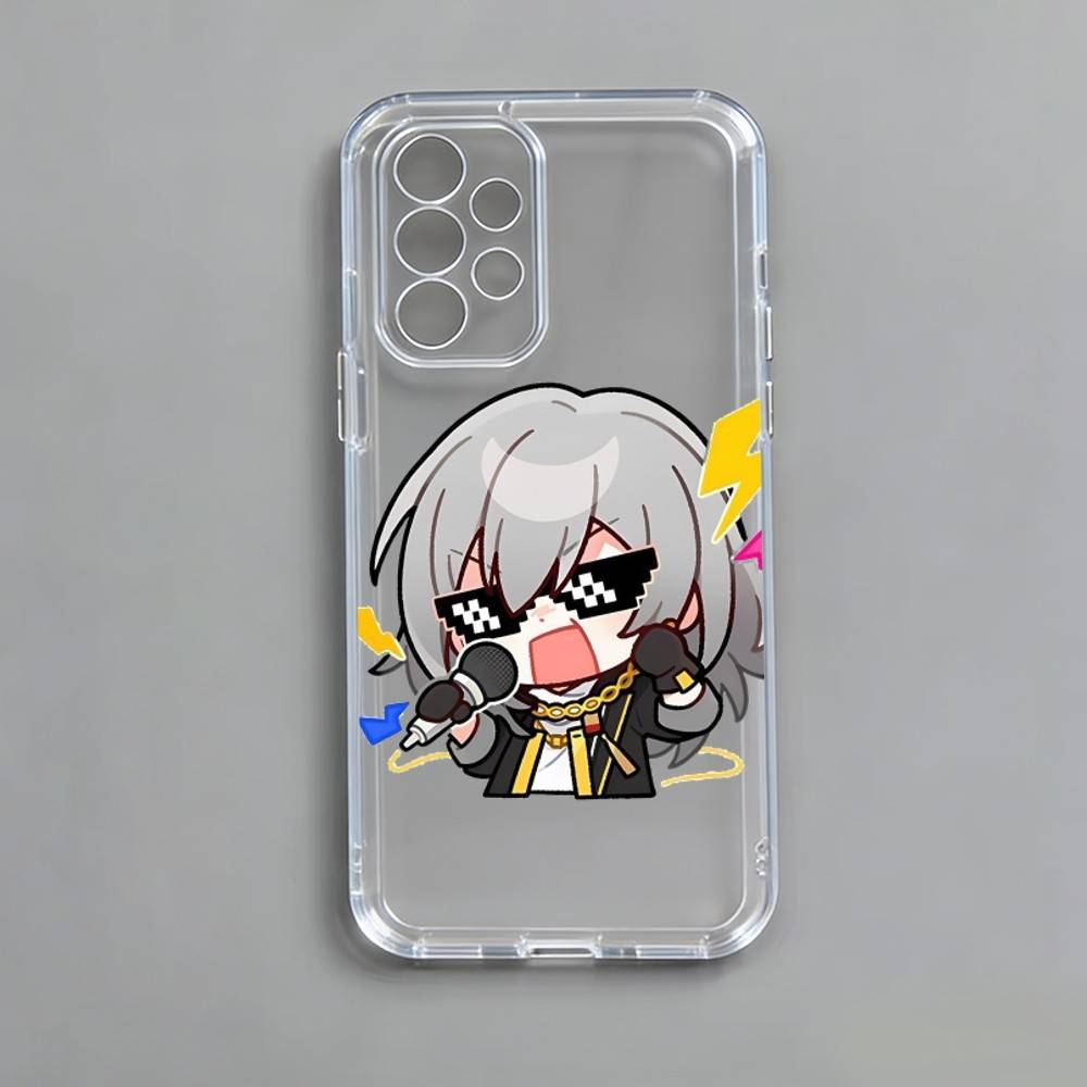 Adorable Stelle  Phone Case For Samsung S25,S24,S21,S22,S23,S30,Ultra,S20,Plus,Fe,Note,10,9,5G Transparent Cover