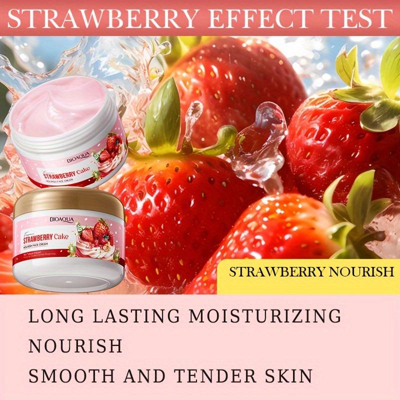 Strawberry Cake Nourishing Face Cream Deep Moisturizing Hydrating Tender Skin Remove Pigmentation Dullness Skin Care 100g
