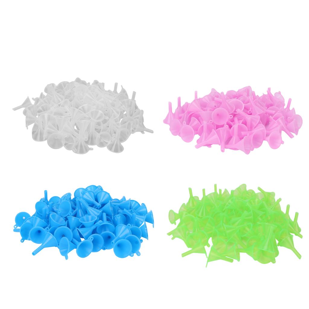 100Pcs  Separatory Funnel Plastic Perfume Separatory Funnel for Toners and Cosmetics