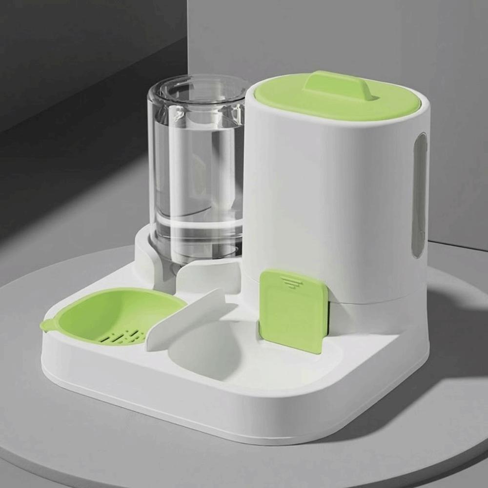Large Capacity Food Dispenser Spill-Proof Dog Water Dispenser  Multi-Pet Household