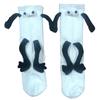 Cute funny lady tube socks magnet magnet fashion couple hand socks