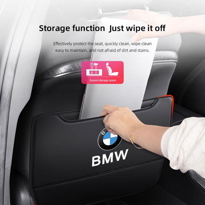 2Pcs Car Seat Anti Kick Pad Protective Cover For BMW M3 M4 M5 G42 G30 G20 E39 E36 E87 E53 F44 F07 F34 G15 G16 G23 G22 F30 F20