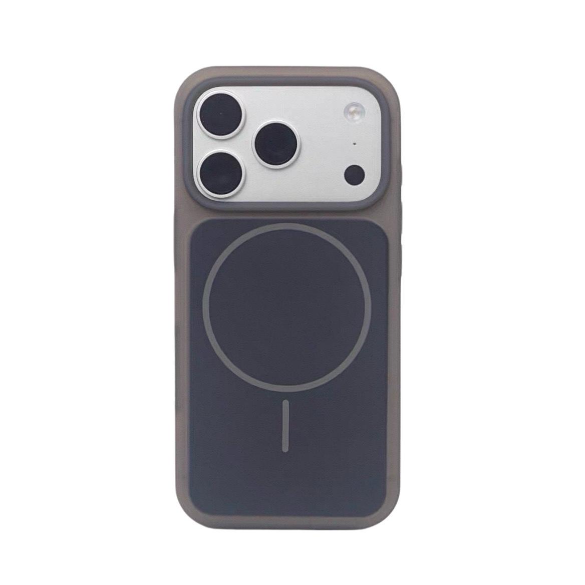 

Magnetic Jelly Silicone Skin-Feel Phone Case for iPhone 17 Pro Max, Large Hole, Drop-Proof, Fits Apple 15/14 iPhone 16 Pro