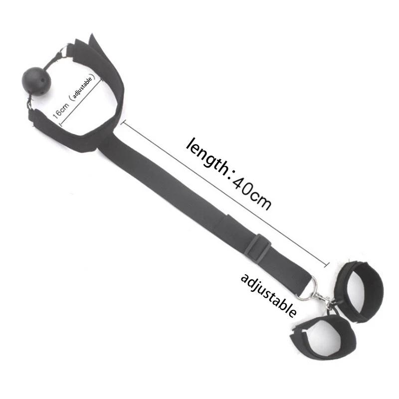 BDSM Bondage Fetish  Handcuffs Ankle Cuffs Anal No Vibrator Erotic Sex Toys For Woman Man Couples Adult Goods Sex Products