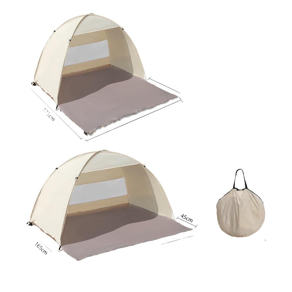 Tragbares Sonnenschutzzelt mit Schnellöffnung – Leicht, faltbar und familienfreundlich für Strand und Camping