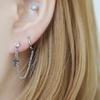 [1+1] Surgical Piercing X Chain (Single Sold)