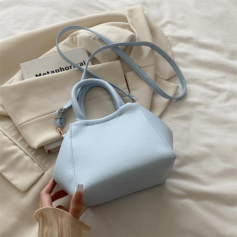 Bolsa de Cubo de Agua Portátil Simple con Apariencia Moderna y Elegante, Bolso Cruzado de Hombro Único para Mujer