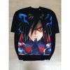 Anime Naruto Graphic T-shirt Men Women 100% Cotton DTF Printing Tee Streetwear Oversized High Quality Short Sleeve Female Male Clothing