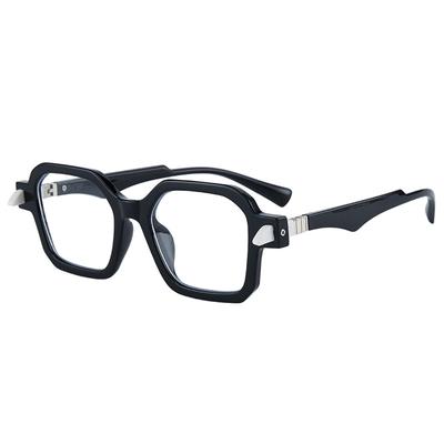 Square Photochromic Anti Blue Light Reading Glasses Wide Arms for Women Men Presbyopia Eyewear +0 To 6 0