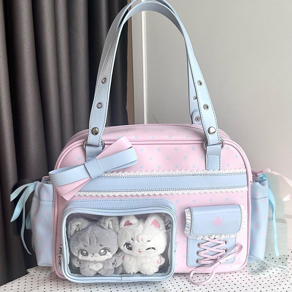 New Style Girl'S Sweet Hidden Ulzzang Ita Bag Dolls Bag Cute Large Capacity Y2K Shoulder Crossbody Bag Concert Hidden Light Sign