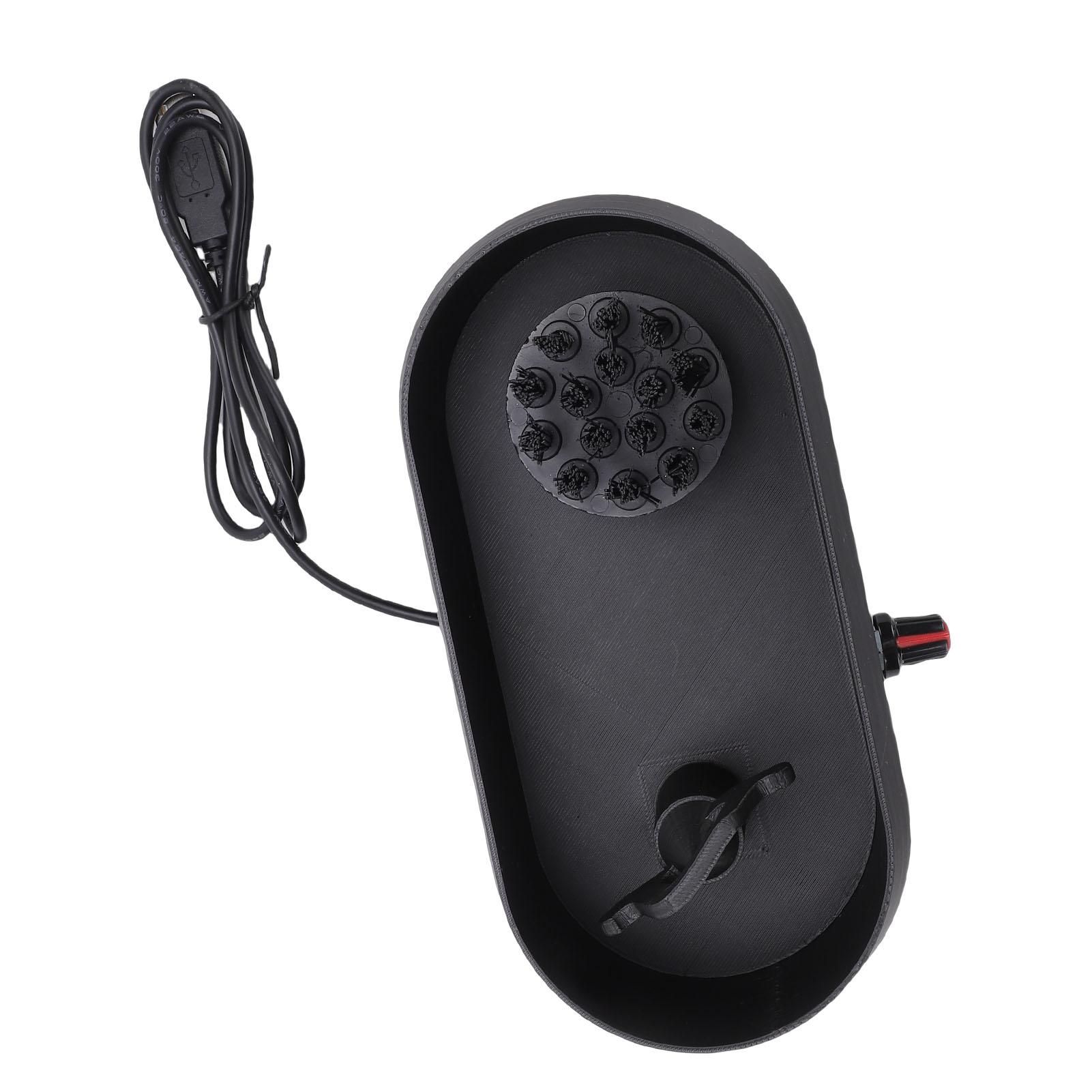 

Coffee Portafilter Cleaner Device USB Spill Proof Hard Coffee Portafilter Cleaning Brush Tool for Home