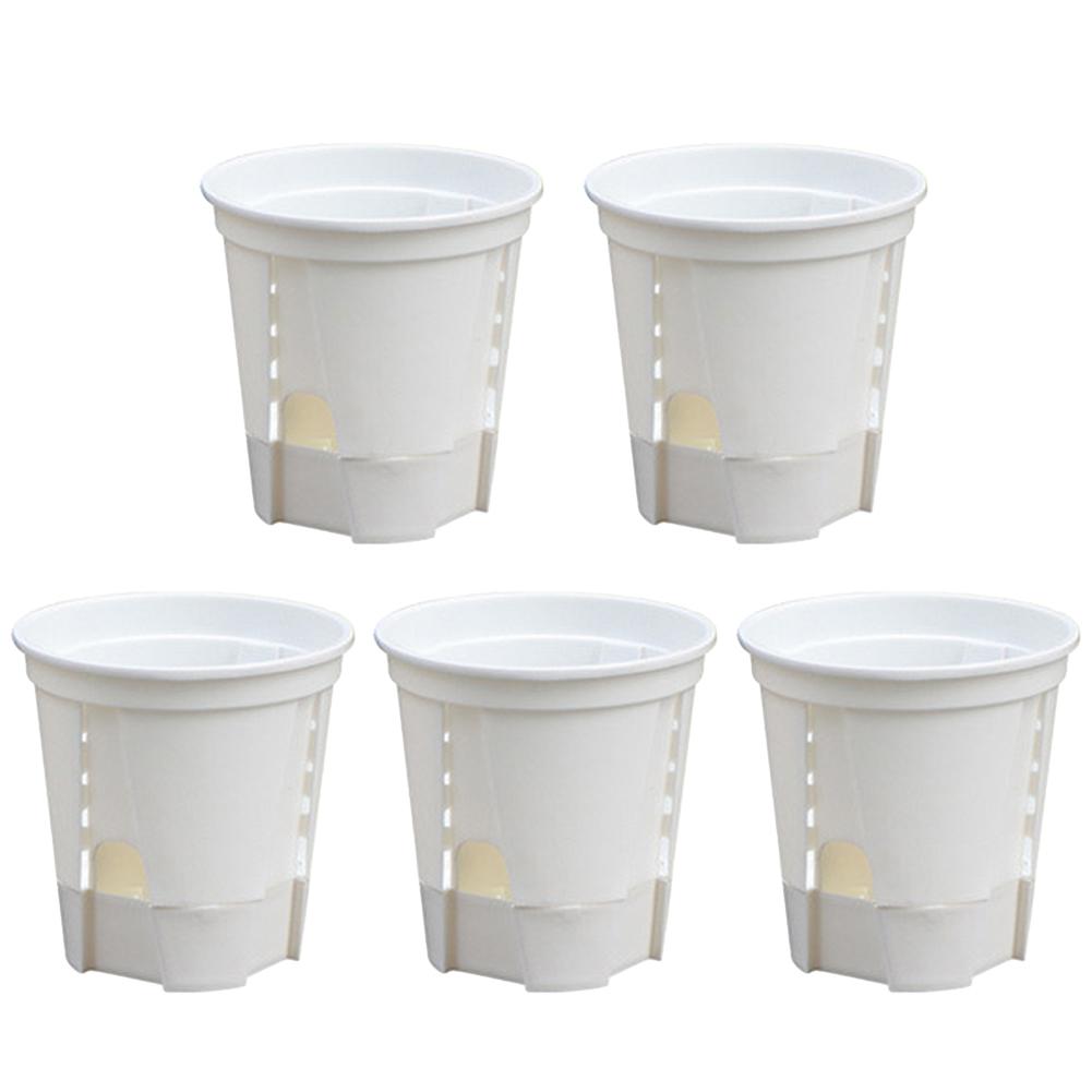 Orchid Pot Drainage Pot Home Decor Effective Drainage Function Lightweight And Portable Root Health Monitoring 120mm белый