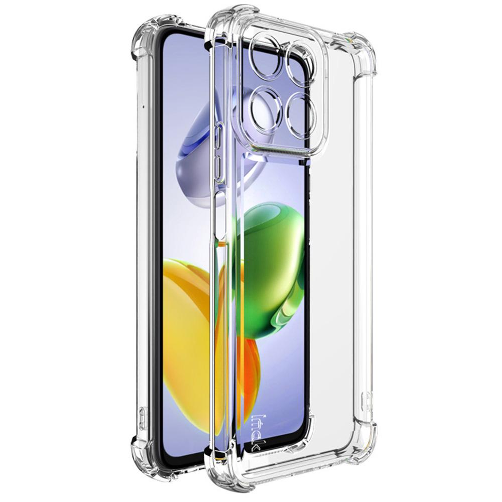 

IMAK UX-4 Series for Honor 200 Smart/X7c 4G/Play 60 Plus 5G Case Straight Frame Four Corner Shockproof Clear TPU Cover A