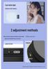 Magnetic Selfie Fill Light with Portable Makeup Mirror and Foldable LED for Photography