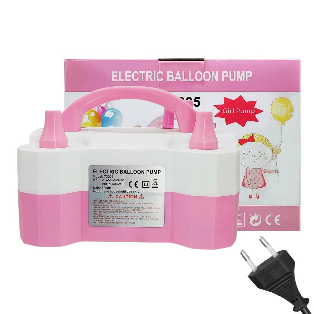 Electric Balloon Blowing Machine Charging Pump Double Hole Automatic Balloon Blowing Machine Wedding Room Balloon Blowing Tool
