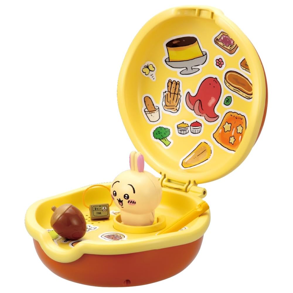 SEGA FAVE Chikawa Talking Bunny Dorayaki Bed Soft Plush Toy for Kids