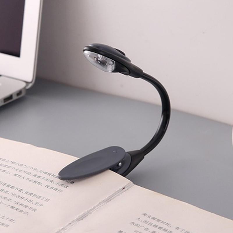 Night Light Mini Reading Lamp Curved Folding Portable Desk Clip Desk Lamp Eyes Friendly Anti-flicker