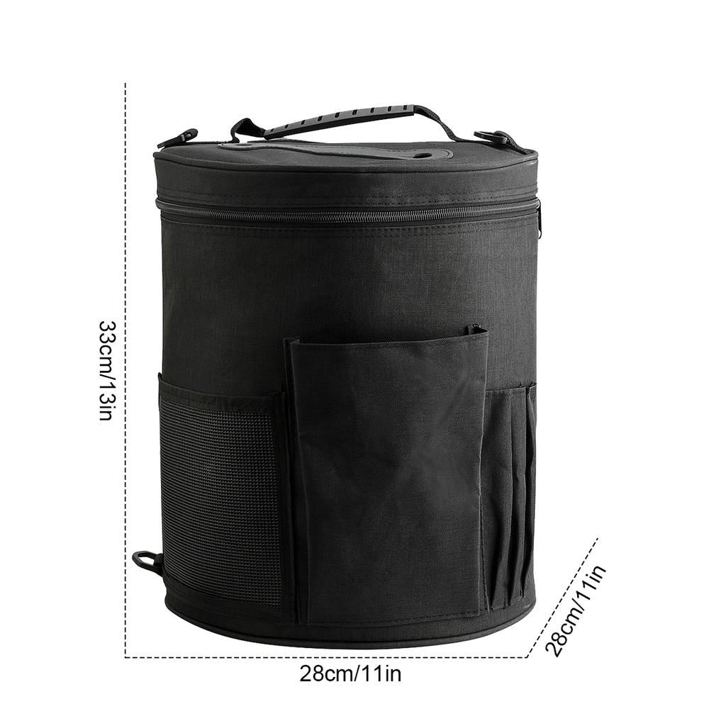Knitting Yarn Round Crochet Bag Knitting Needles Yarn Tote Organizer DIY Craft Storage Basket Sewing Tool Accessories Travel Bag