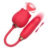 Women Vibrator Powerful 3 In1 Rose Sucker G-Spot Vagina Licking Stimulator Dildo Clitoris Massager Masturbator Sex Toy for Women