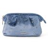 NEOVIVA Makeup Pouch Large Capacity Cosmetic Travel Storage Bag Waterproof Lightweight Case Portable Small Items Holder M Blue