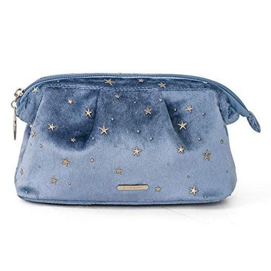 NEOVIVA Makeup Pouch Large Capacity Cosmetic Travel Storage Bag Waterproof Lightweight Case Portable Small Items Holder M Blue