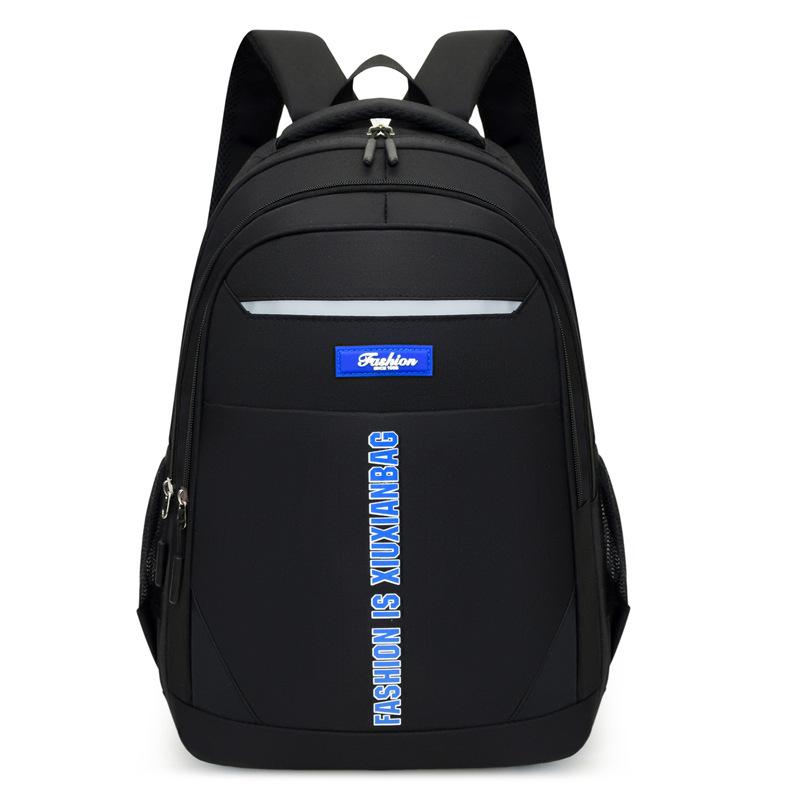 Large capacity leisure travel backpack multi-layer storage college student schoolbag simple computer business backpack