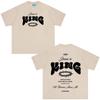 2026 Summer Hot Sale Vintage Jesus Is King Graphic T Shirt Unisex Unisex Fashion Hip Hop T-Shirt Short-Sleeved Loose Casual Clothing