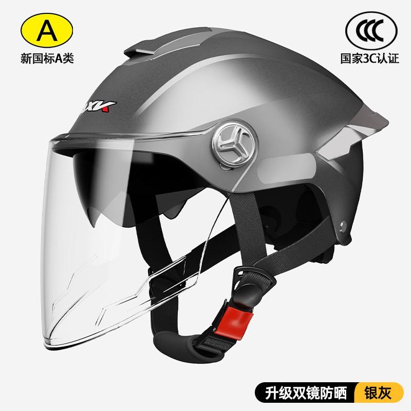 DOT ECE Certified Full Face Motorcycle Helmet Men Women ABS Shell Dual Lens Visor All-Season Use