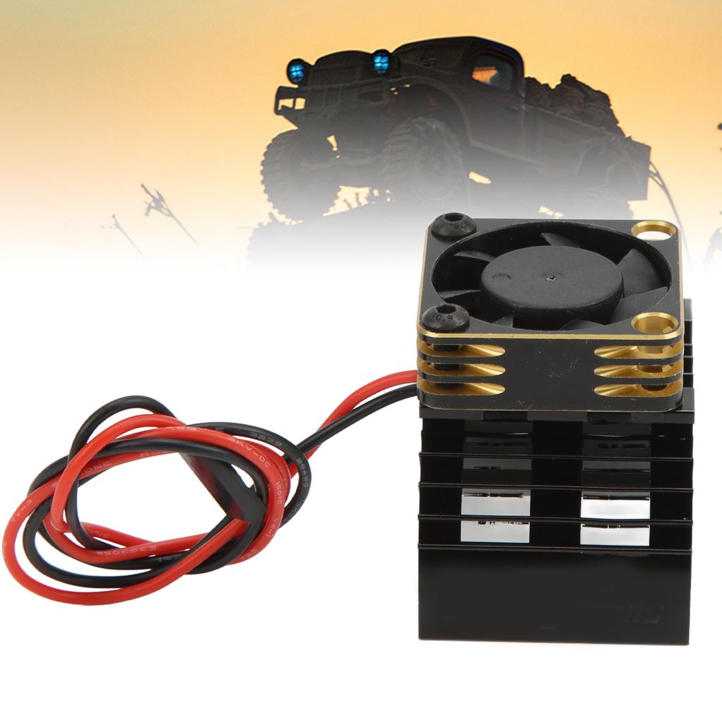 28000RPM Metal Motor Cooling Fan Durable Motor Heat Sink Radiator for F540 550 3650 3660 30mmGold