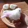 Cartoon Pearl Bird Squeeze Toys Silicone Parrot Fidget Toy  Mini Ornaments