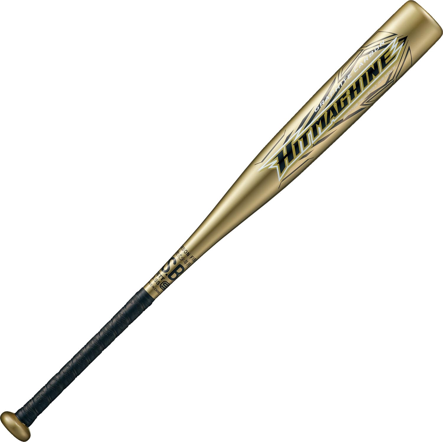 Zett Gold Hit Machine Soft Baseball Frp 440G Bct77418 Bat, (Carbon + Glass), 78Cm, Average, (8200),