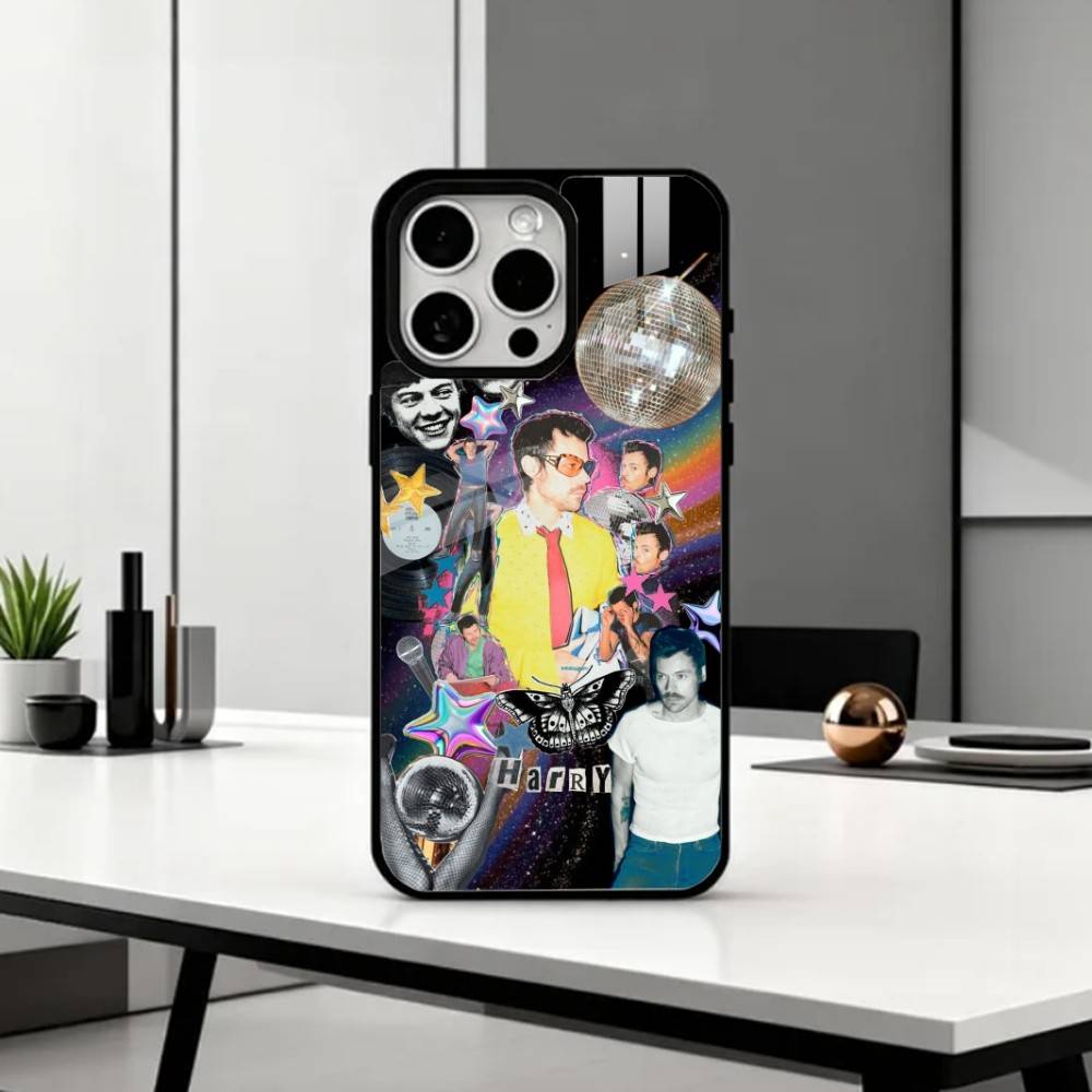 H-Harry Kiss All The Time S-Styles Phone Case For iPhone17,16,15,14,13,12,11 Plus,Pro Max Magnetic For Magsafe Wireless Charging