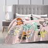 Coperta Morbida Peluche Chikn Nuggit Coperta Plaid in Flanella per Bambini per Divano Sedia Morbida Calda Qualità Copriletto Idea Regalo