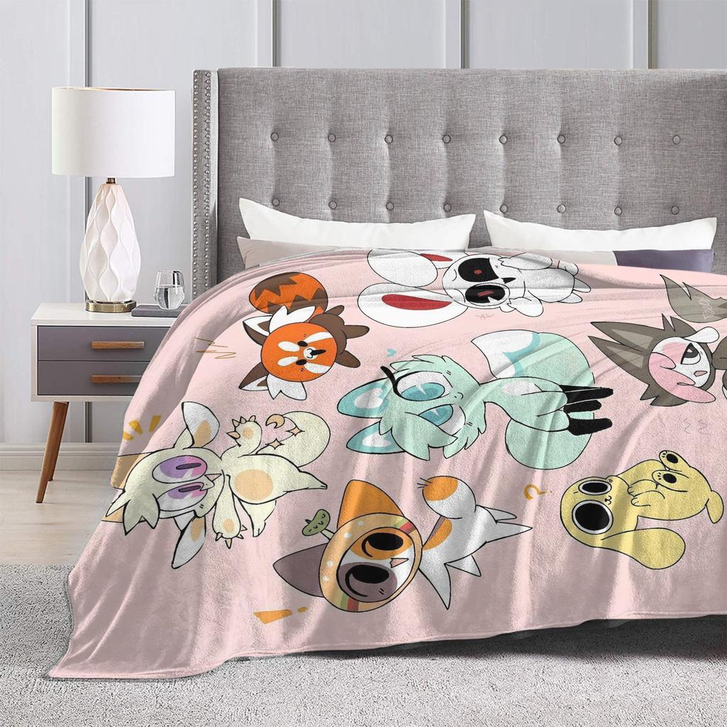 Coperta Morbida Peluche Chikn Nuggit Coperta Plaid in Flanella per Bambini per Divano Sedia Morbida Calda Qualità Copriletto Idea Regalo