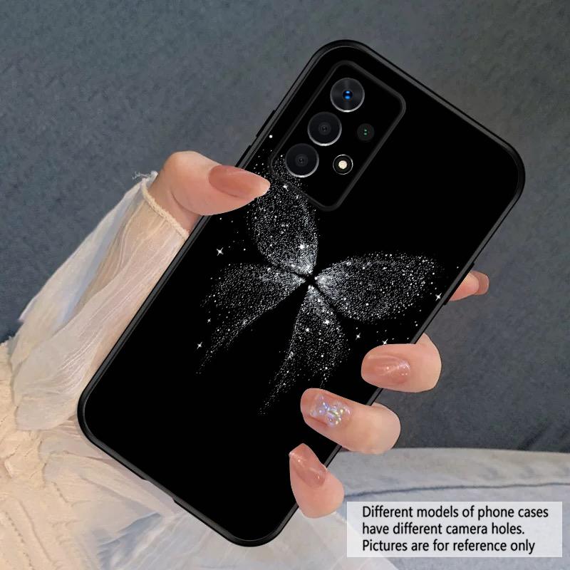 white butterfly For Samsung A03 Core A 04 05 06 12 14 15 16 22 23 Galaxy A25 26 4G 34 35 52 53 56 71 73 90 5G soft phone case