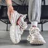 Chunky Sneakers Mens Designer Tire Sole Sport Shoes Fashion Casual Leather Fabric Breathable Height Increased Platform Gym Shoes